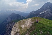 71 Dirupi sul versante di Roncobello, pratoni sul versante di Val Vedra